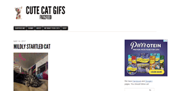 Desktop Screenshot of cutecatgifs.com