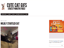 Tablet Screenshot of cutecatgifs.com